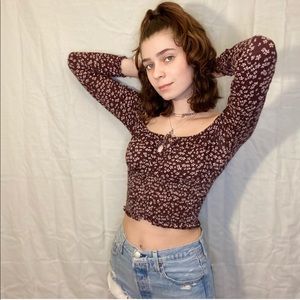 ⭐️3 of 30⭐️ Pacsun Floral Off the Shoulder top